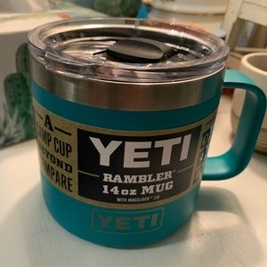 YETI Rambler 14 oz w/ mugslider lid NWT